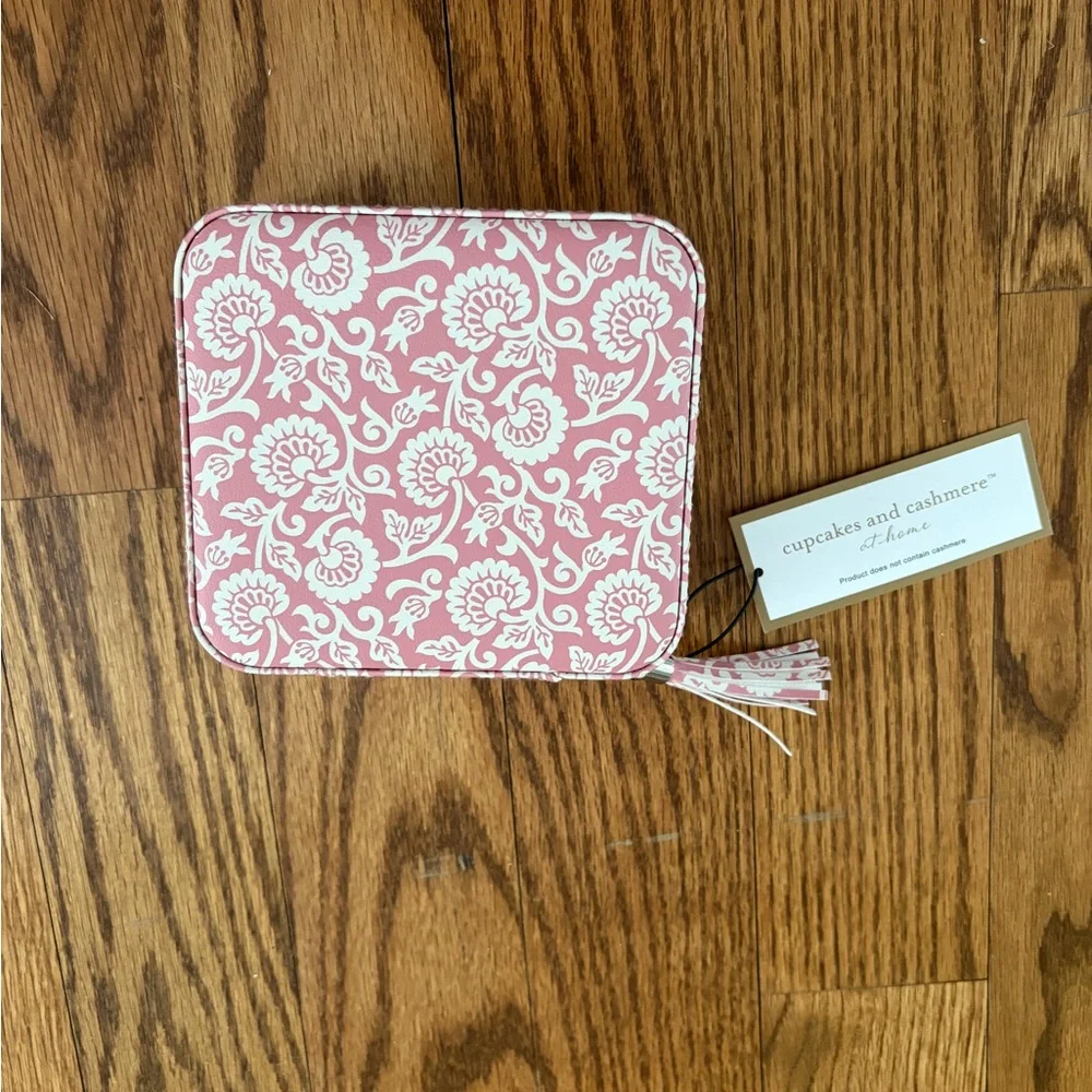 cupcakes & cashmere Pink and White Jewelry Organizer - Picture 2 of 3